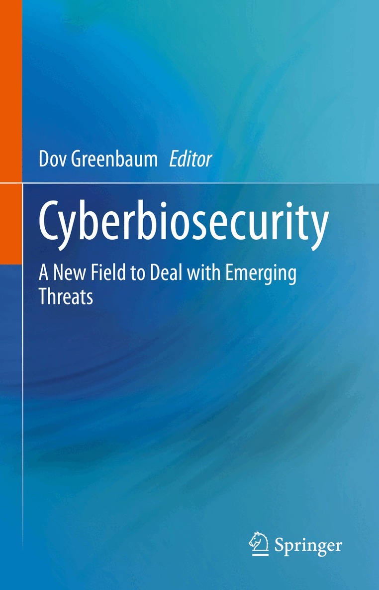 Dov Greenbaum - Cyberbiosecurity, Inbunden. Tillgänglighet: Lägg i varukorg