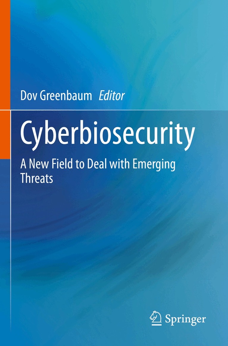 Dov Greenbaum - Cyberbiosecurity, Häftad. Tillgänglighet: Lägg i varukorg