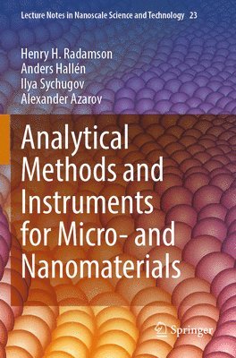 Analytical Methods and Instruments for Micro- and Nanomaterials 1