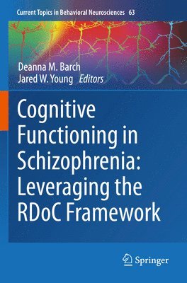 bokomslag Cognitive Functioning in Schizophrenia:  Leveraging the RDoC Framework