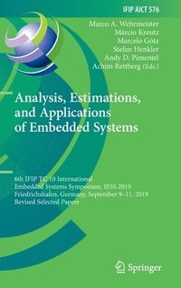 bokomslag Analysis, Estimations, and Applications of Embedded Systems