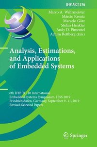 bokomslag Analysis, Estimations, and Applications of Embedded Systems