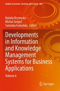 bokomslag Developments in Information and Knowledge Management Systems for Business Applications