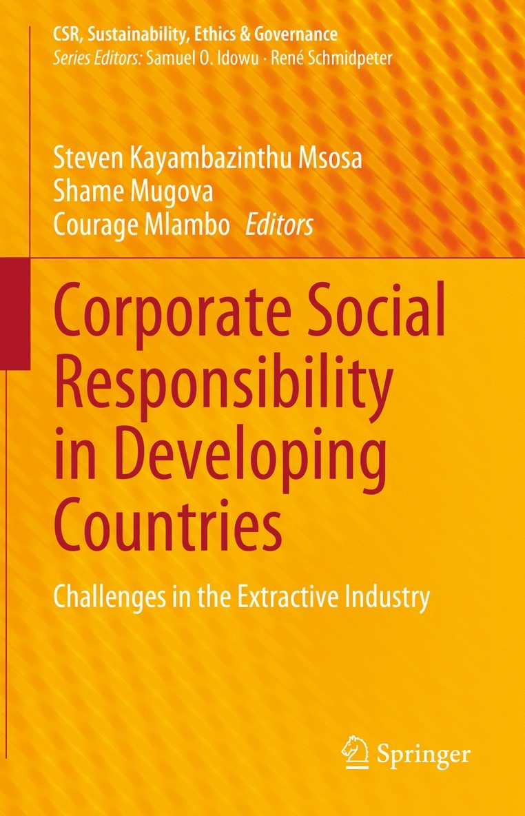 Steven Kayambazinthu Msosa, Shame Mugova, Courage Mlambo - Corporate Social Responsibility in Developing Countries, Inbunden