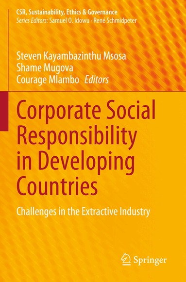 Steven Kayambazinthu Msosa, Shame Mugova, Courage Mlambo - Corporate Social Responsibility in Developing Countries, Häftad