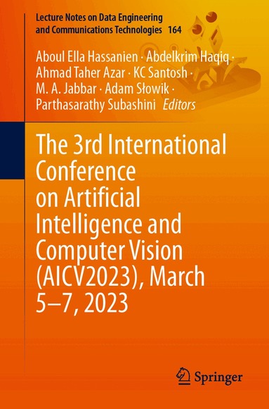 Aboul Ella Hassanien, Abdelkrim Haqiq, Ahmad Taher Azar, KC Santosh, M. A. Jabbar, Adam Słowik, Parthasarathy Subashini - 3rd International Conference on Artificial Intelligence and Computer Vision (AICV2023), March 5–7, 2023, Häftad