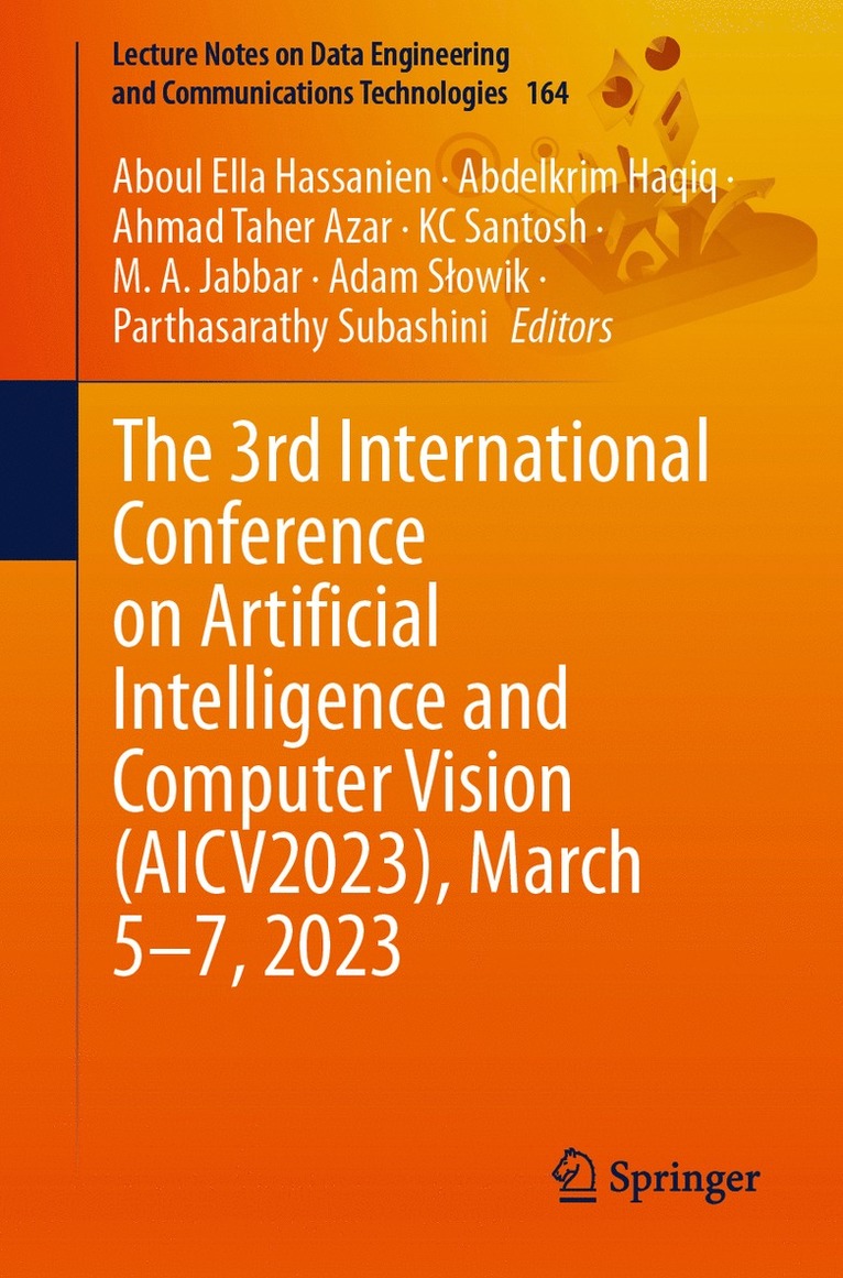 3rd International Conference on Artificial Intelligence and Computer Vision (AICV2023), March 5–7, 2023