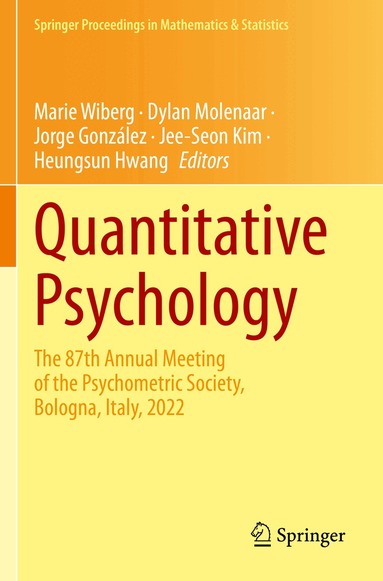 Marie Wiberg, Dylan Molenaar, Jorge González, Jee-Seon Kim, Heungsun Hwang - Quantitative Psychology, Häftad
