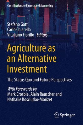 bokomslag Agriculture as an Alternative Investment