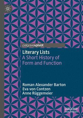 Roman Alexander Barton, Eva von Contzen, Anne Rüggemeier, Eva Von Contzen, Eva von Contzen - Literary Lists, Inbunden