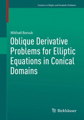 Mikhail Borsuk - Oblique Derivative Problems for Elliptic Equations in Conical Domains, Häftad