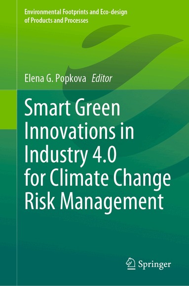 Elena G. Popkova - Smart Green Innovations in Industry 4.0 for Climate Change Risk Management, Inbunden