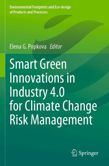 Elena G. Popkova - Smart Green Innovations in Industry 4.0 for Climate Change Risk Management, Häftad