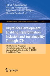 bokomslag Digital-for-Development: Enabling Transformation, Inclusion and Sustainability Through ICTs