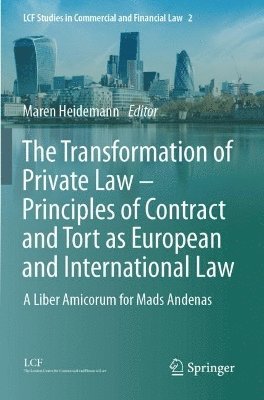 bokomslag Transformation of Private Law - Principles of Contract and Tort as European and International Law