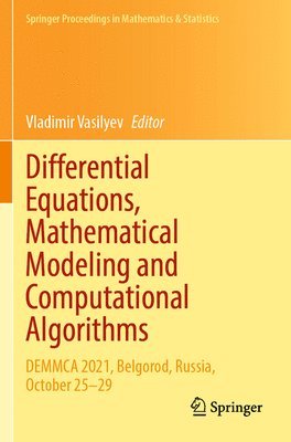 Vladimir Vasilyev - Differential Equations, Mathematical Modeling and Computational Algorithms, Häftad