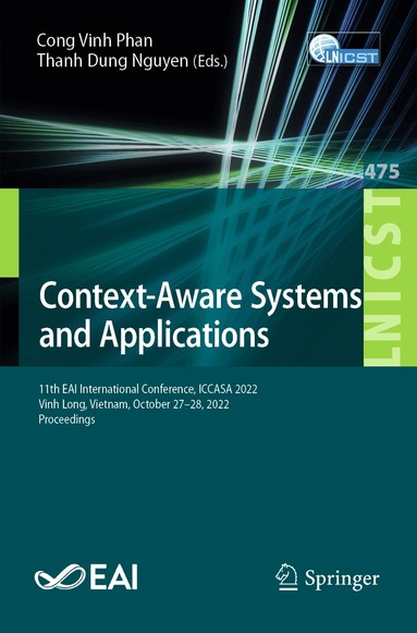 Cong Vinh Phan, Thanh Dung Nguyen - Context-Aware Systems and Applications, Häftad