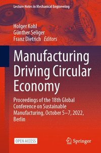 bokomslag Manufacturing Driving Circular Economy