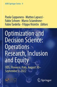 bokomslag Optimization and Decision Science: Operations Research, Inclusion and Equity