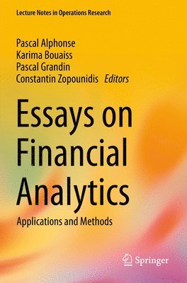 Essays on Financial Analytics 1