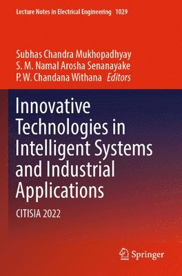 Innovative Technologies in Intelligent Systems and Industrial Applications 1