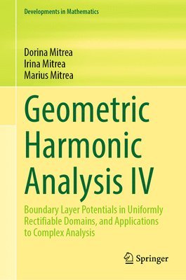 Geometric Harmonic Analysis IV 1