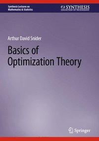 bokomslag Basics of Optimization Theory
