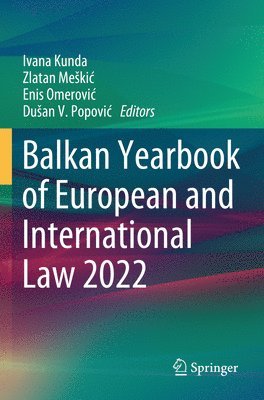 bokomslag Balkan Yearbook of European and International Law 2022