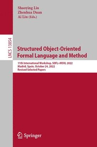 bokomslag Structured Object-Oriented Formal Language and Method