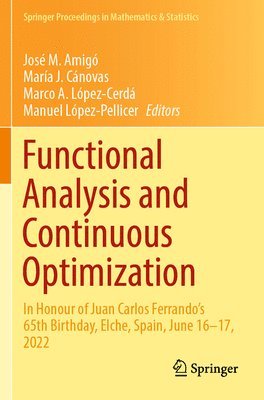 bokomslag Functional Analysis and Continuous Optimization