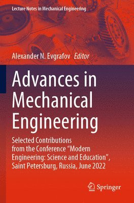 bokomslag Advances in Mechanical Engineering