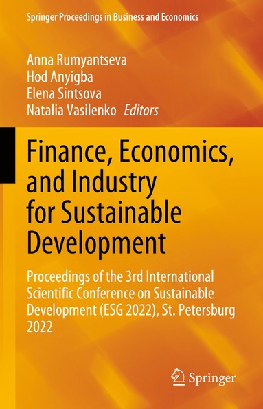 bokomslag Finance, Economics, and Industry for Sustainable Development