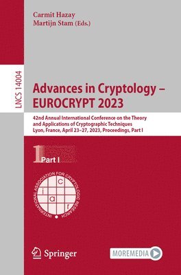 bokomslag Advances in Cryptology - EUROCRYPT 2023