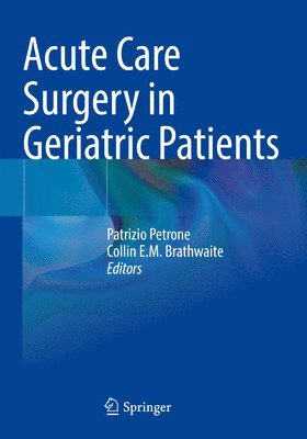 bokomslag Acute Care Surgery in Geriatric Patients