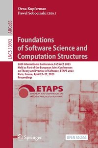 bokomslag Foundations of Software Science and Computation Structures