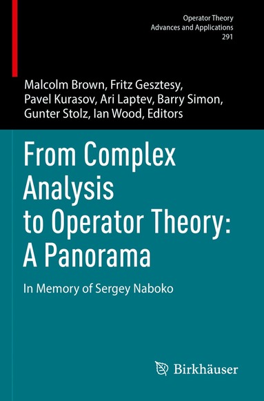 Malcolm Brown, Fritz Gesztesy, Pavel Kurasov, Ari Laptev, Barry Simon, Gunter Stolz, Ian Wood - From Complex Analysis to Operator Theory: A Panorama, Häftad
