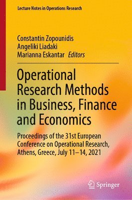 Operational Research Methods in Business, Finance and Economics 1