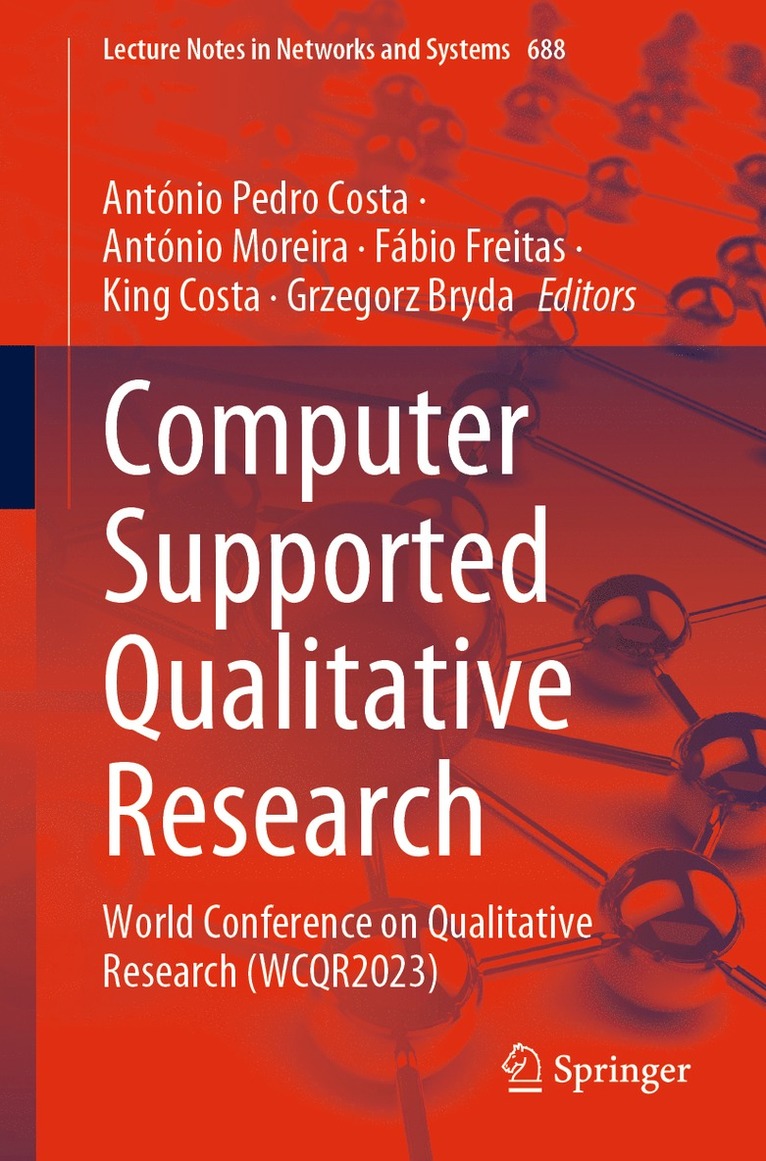 António Pedro Costa, António Moreira, Fábio Freitas, King Costa, Grzegorz Bryda - Computer Supported Qualitative Research, Häftad