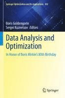 bokomslag Data Analysis and Optimization