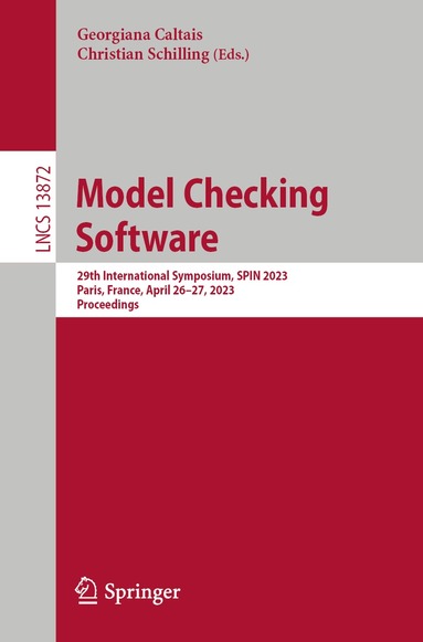 Georgiana Caltais, Christian Schilling - Model Checking Software, Häftad