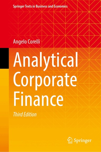 Angelo Corelli - Analytical Corporate Finance, Inbunden