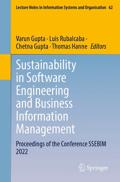 bokomslag Sustainability in Software Engineering and Business Information Management