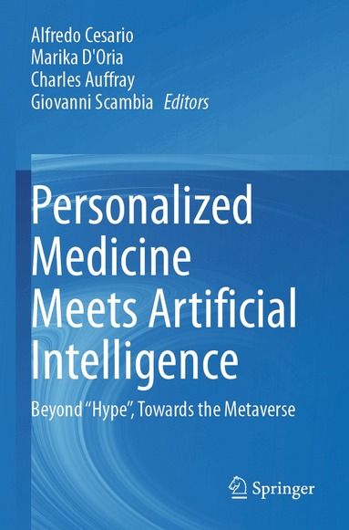 Alfredo Cesario, Marika D'Oria, Charles Auffray, Giovanni Scambia - Personalized Medicine Meets Artificial Intelligence, Häftad
