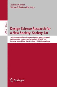 bokomslag Design Science Research for a New Society: Society 5.0