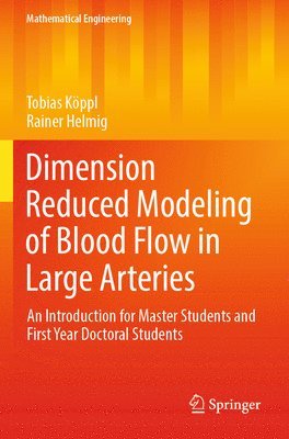 Tobias Köppl, Rainer Helmig, Tobias Koppl - Dimension Reduced Modeling of Blood Flow in Large Arteries, Häftad