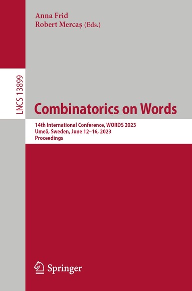 Anna Frid, Robert Mercaş - Combinatorics on Words, Häftad