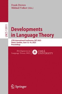 bokomslag Developments in Language Theory