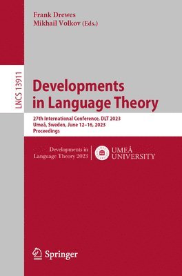 Developments in Language Theory 1