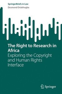 bokomslag The Right to Research in Africa