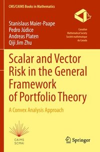 bokomslag Scalar and Vector Risk in the General Framework of Portfolio Theory